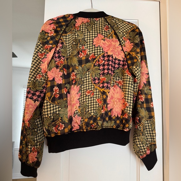 TELL YOUR FRIENDS bomber jacket in Monte print, size XS, excellent condition - Picture 2 of 5